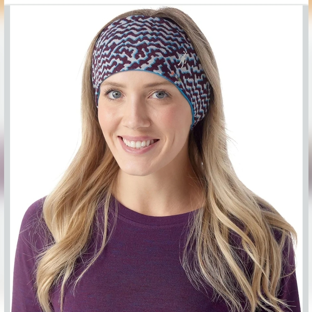 Smartwool Purple Iris Retro Merino Headband